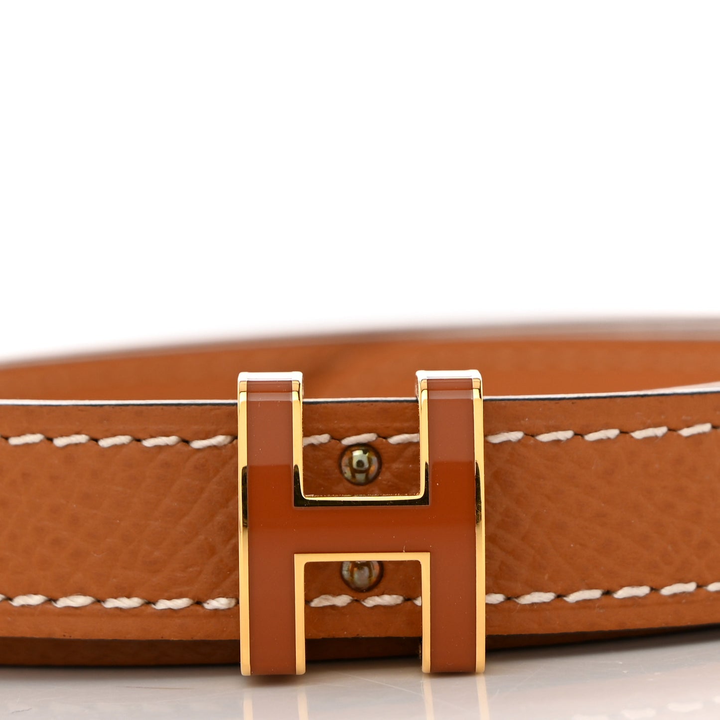Epsom 15mm Pop H Belt 65 Gold