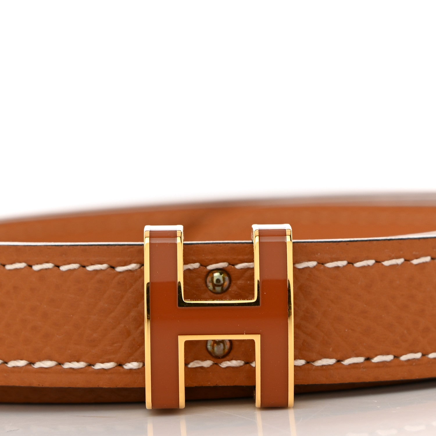 Hermes Epsom 15mm Pop H Belt 65 Gold 2 of 7
