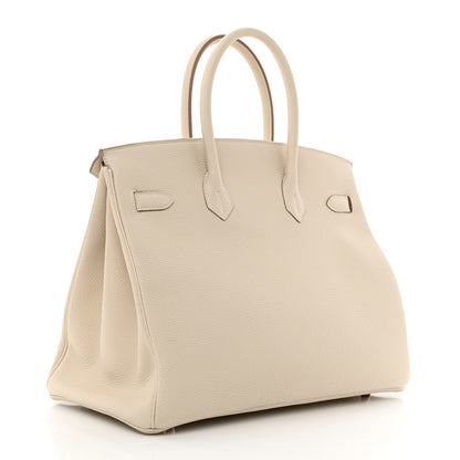 Hermes Togo Birkin 35 Craie 3 of 13
