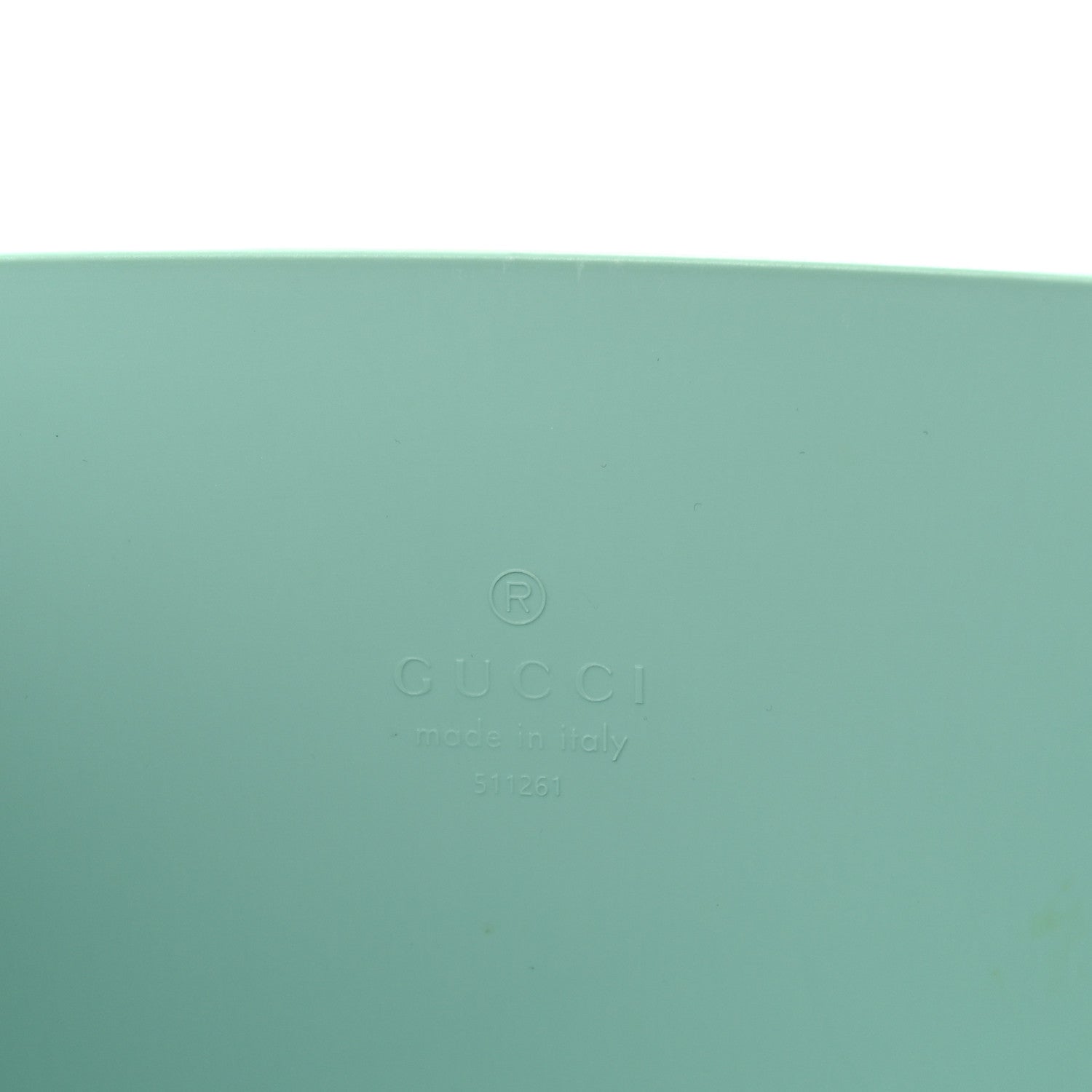Gucci Rubber Oversized Logo Tote Teal 5 of 8