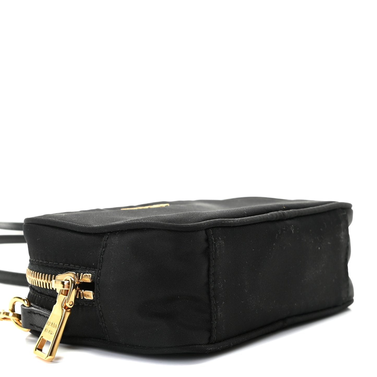 Tessuto Nylon Mini Camera Crossbody Bag Black