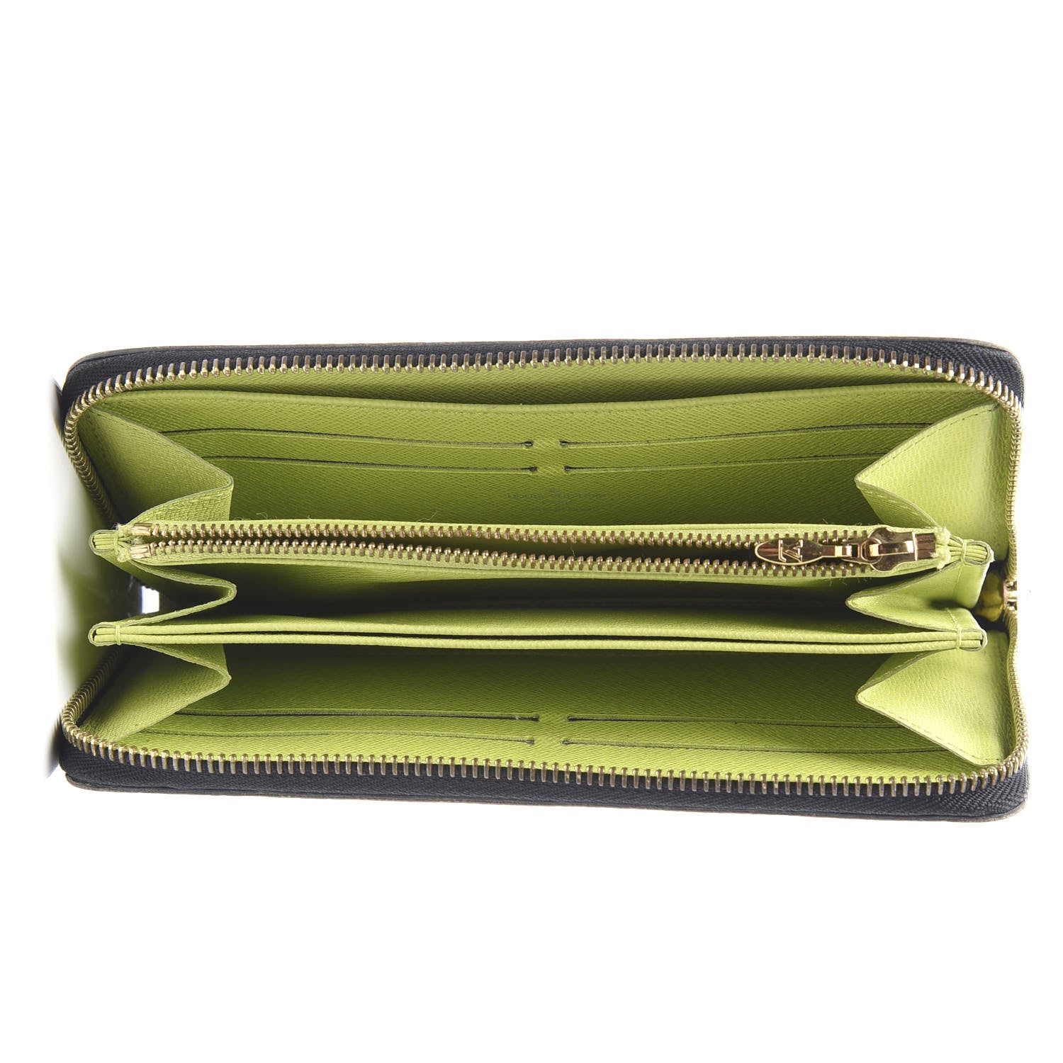 Louis Vuitton Monogram Multicolor Zippy Wallet Black Pistachio 4 of 10
