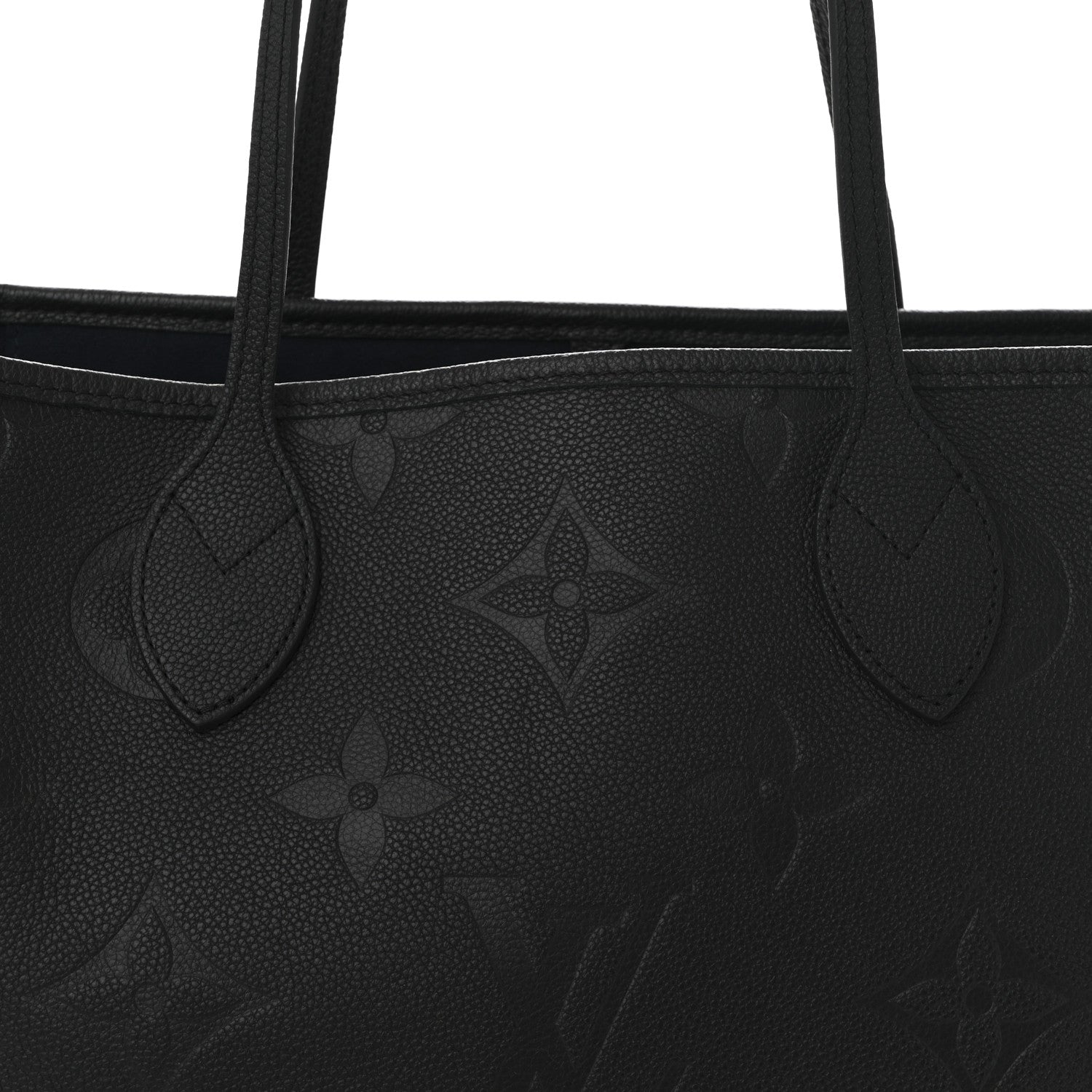 Louis Vuitton Empreinte Monogram Giant Neverfull MM Black 9 of 12