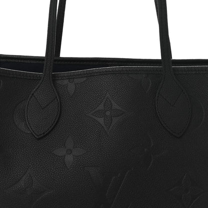 Louis Vuitton Empreinte Monogram Giant Neverfull MM Black 9 of 12