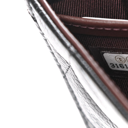 Chanel Caviar Quilted Large Gusset Flap Wallet Black 8 of 9