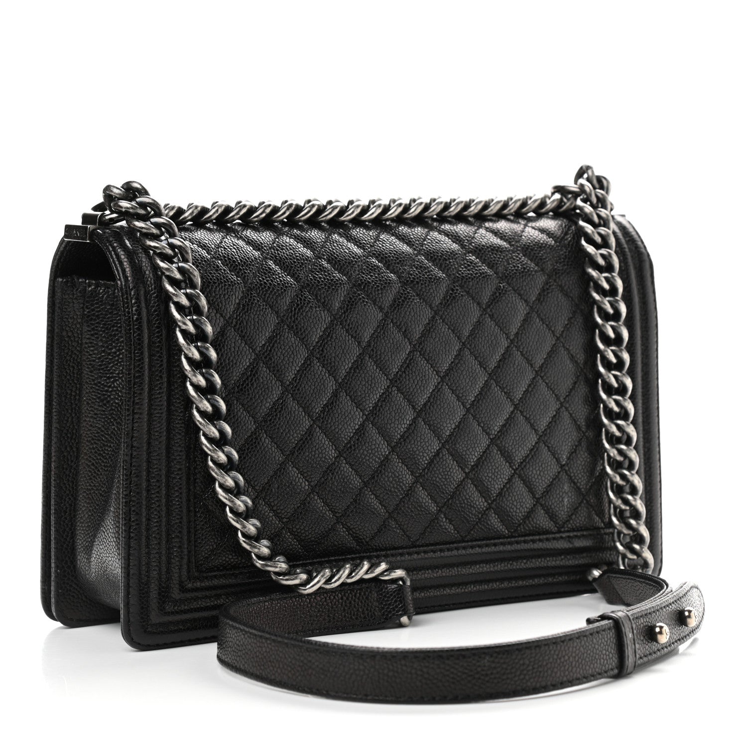 Chanel Caviar Quilted New Medium Boy Flap Black 3 of 16