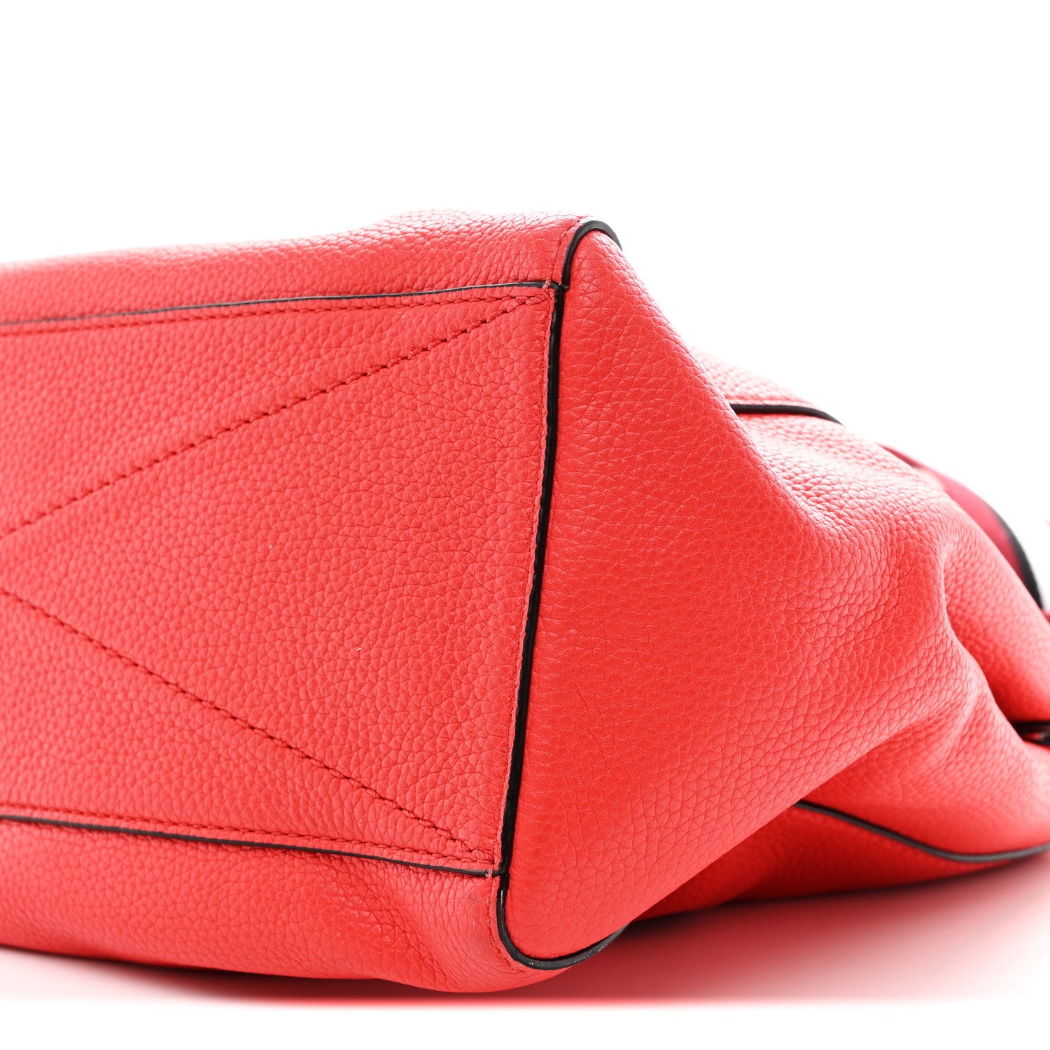 Marc Jacobs Pebbled Calfskin Gotham Bauletto Satchel Red 10 of 11