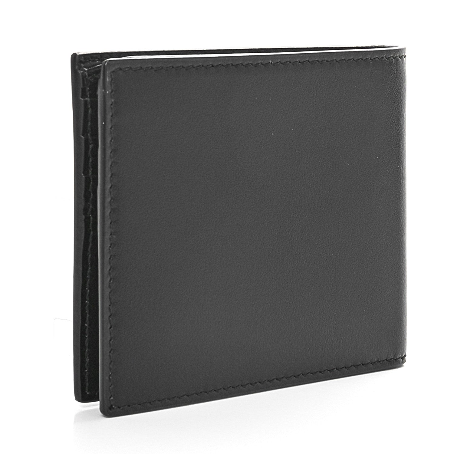 Gucci Plutone Calfskin Logo Bi-Fold Wallet Black 3 of 9