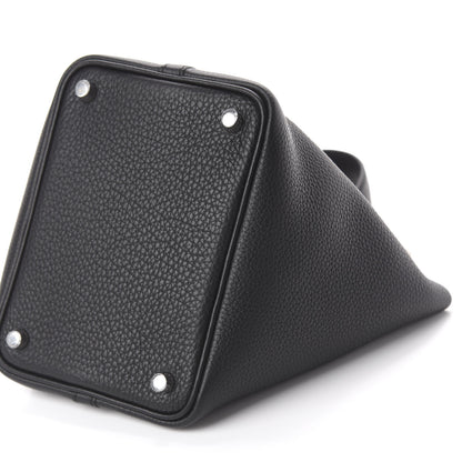 Hermes Taurillon Clemence Picotin Lock 18 PM Black 9 of 9