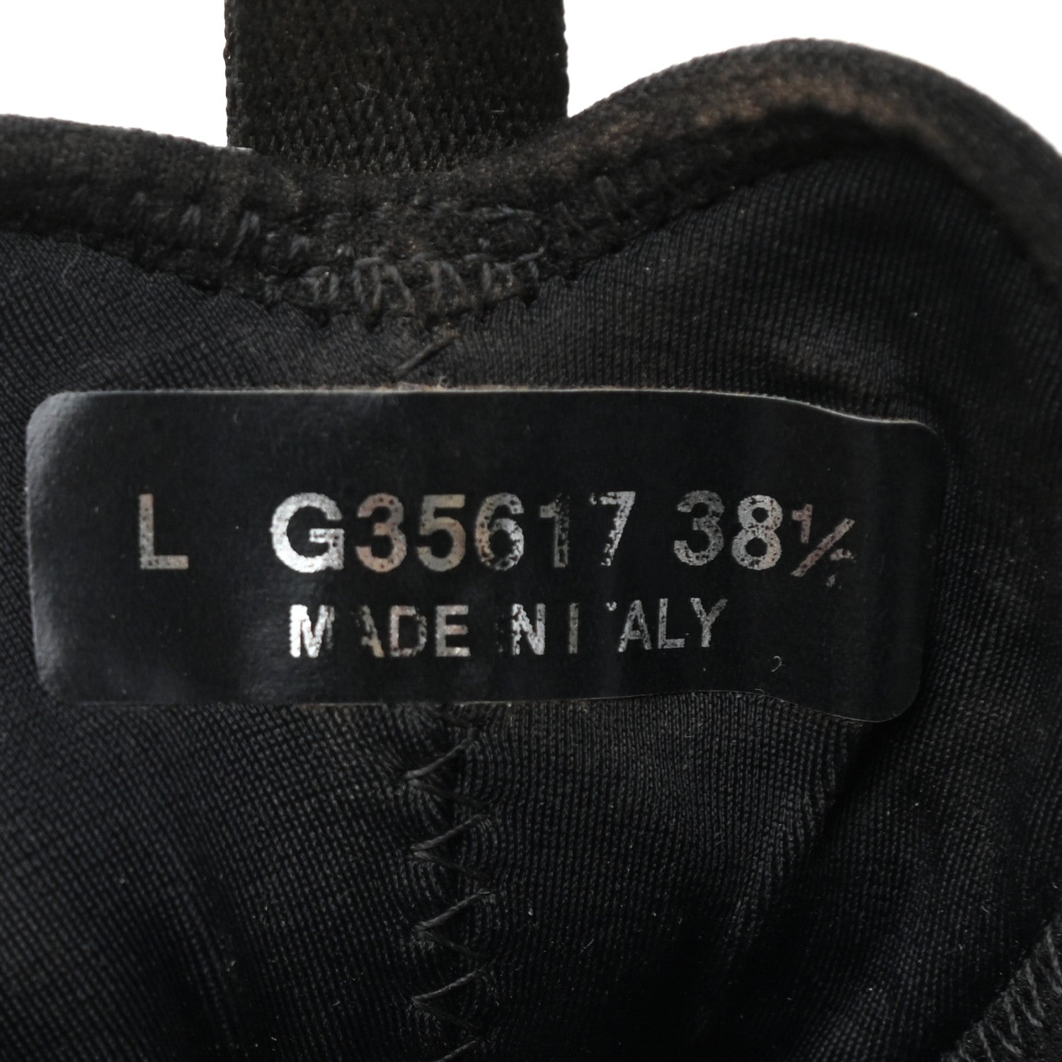 Chanel Velvet Calfskin Mixed Fibers CC Sneakers 38.5 Ivory Black 8 of 9