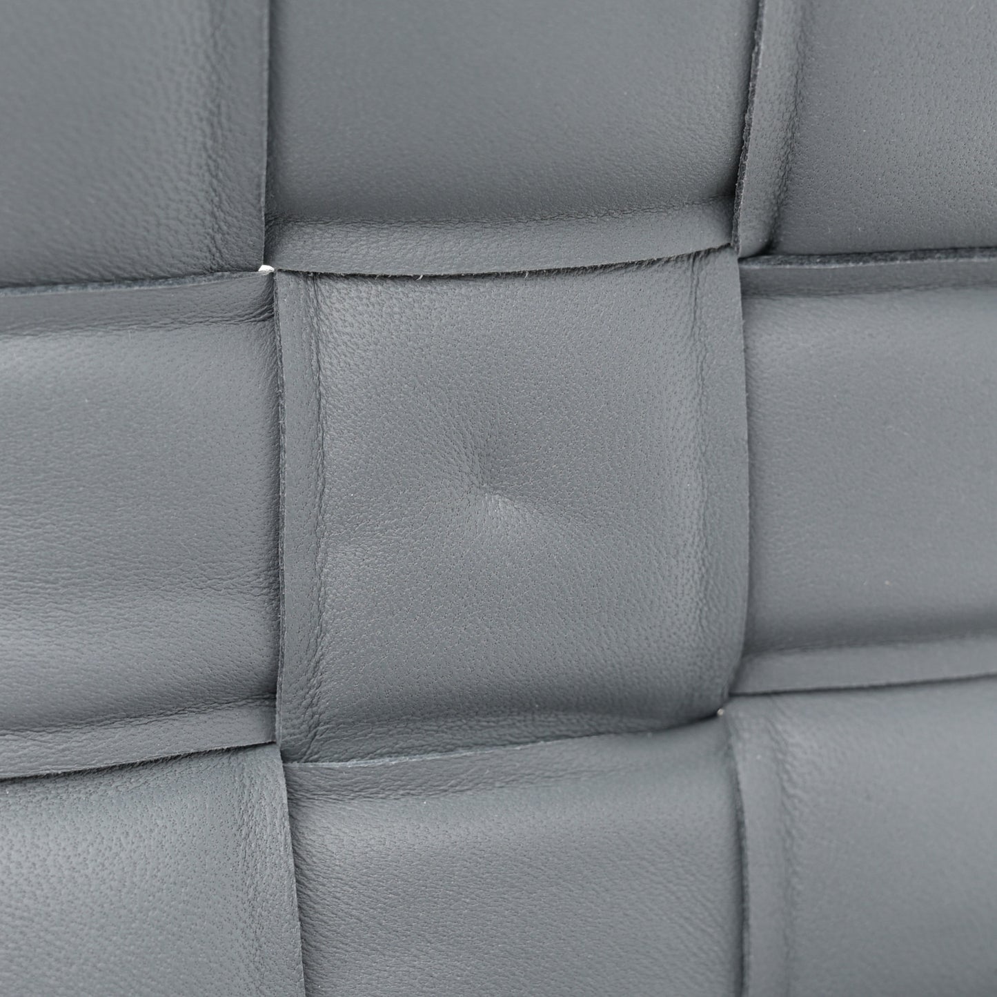 Nappa Maxi Intreccio Small Padded Cassette Crossbody Bag Thunder