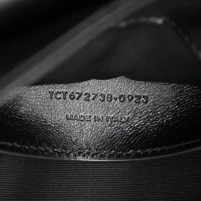 Saint Laurent Lambskin Quilted Monogram Mini Nolita Black 7 of 10