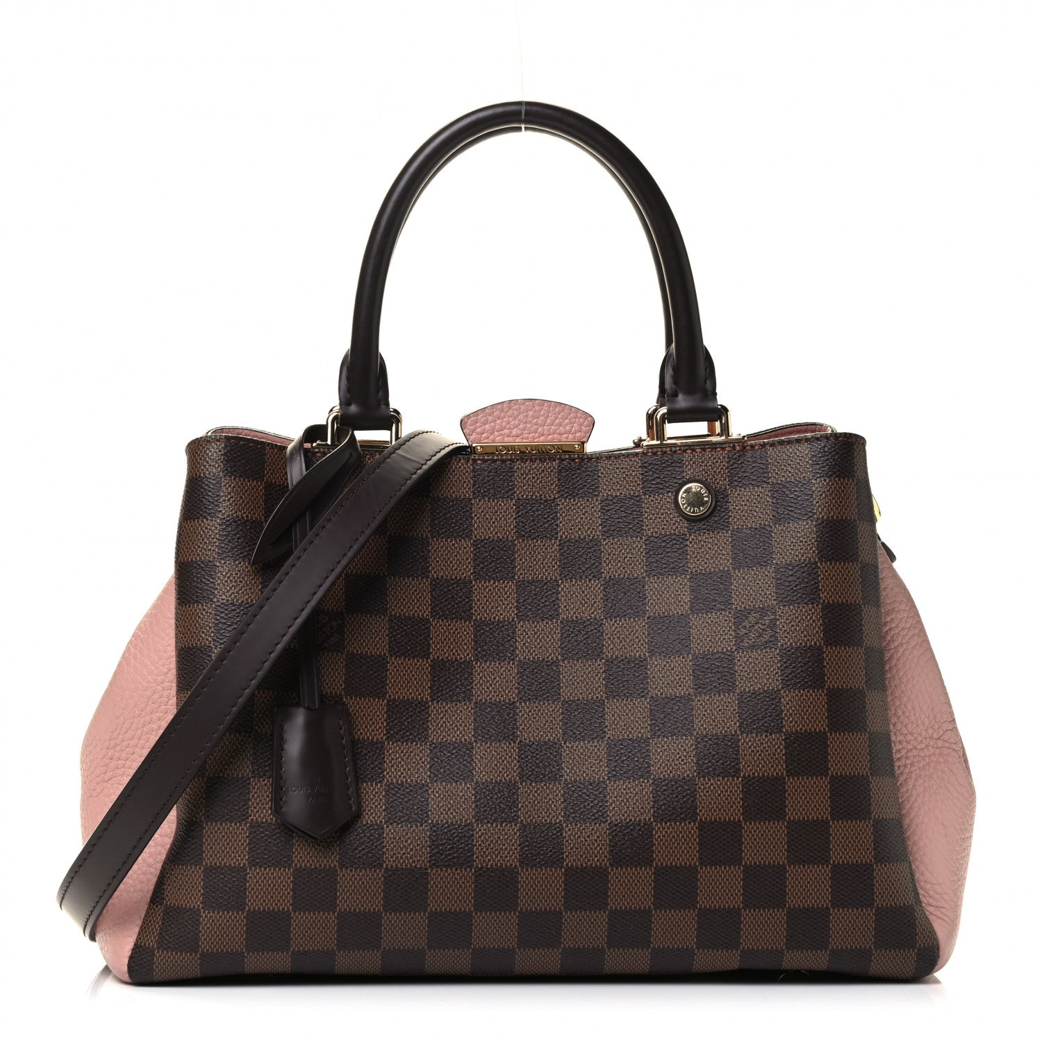 Louis Vuitton Damier Ebene Cuir Taurillon Brittany Magnolia 1 of 4