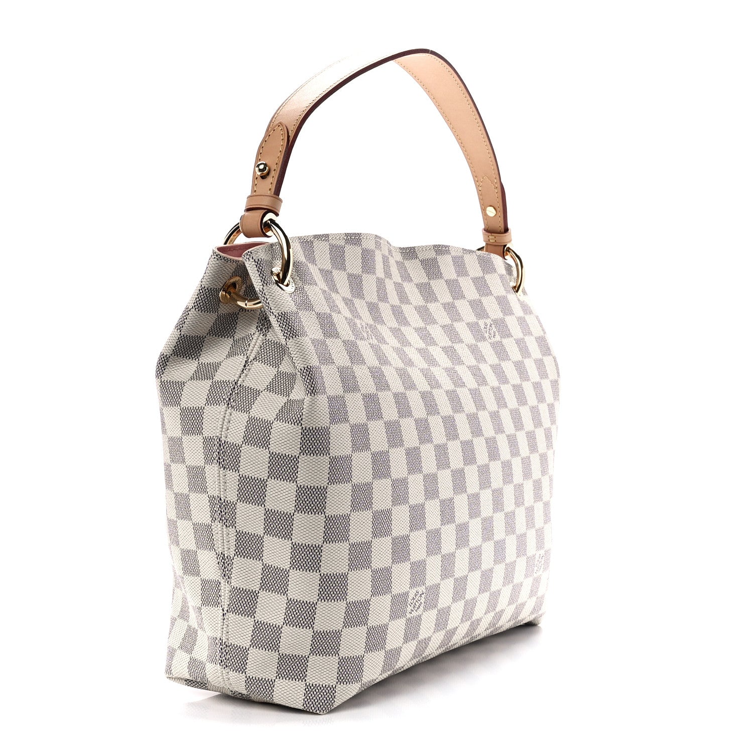 Louis Vuitton Damier Azur Graceful PM Rose Ballerine 3 of 11