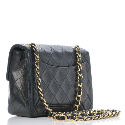 Chanel Lambskin Quilted Mini Square Flap Black 3 of 9