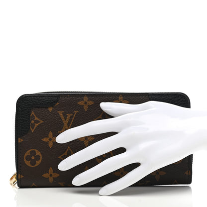 Louis Vuitton Monogram Zippy Retiro Wallet Black 2 of 9