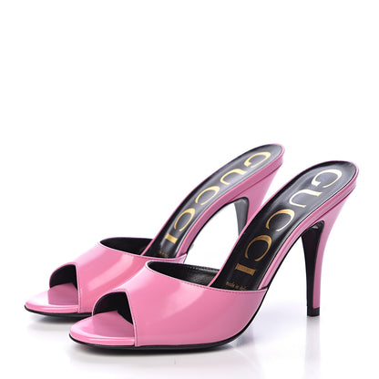 Gucci Calfskin High-Heel Slide 36 Bubblegum Pink 3 of 9