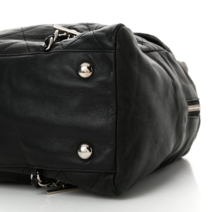 Chanel Lambskin Quilted Large Chain Around Tote Black 10 of 19