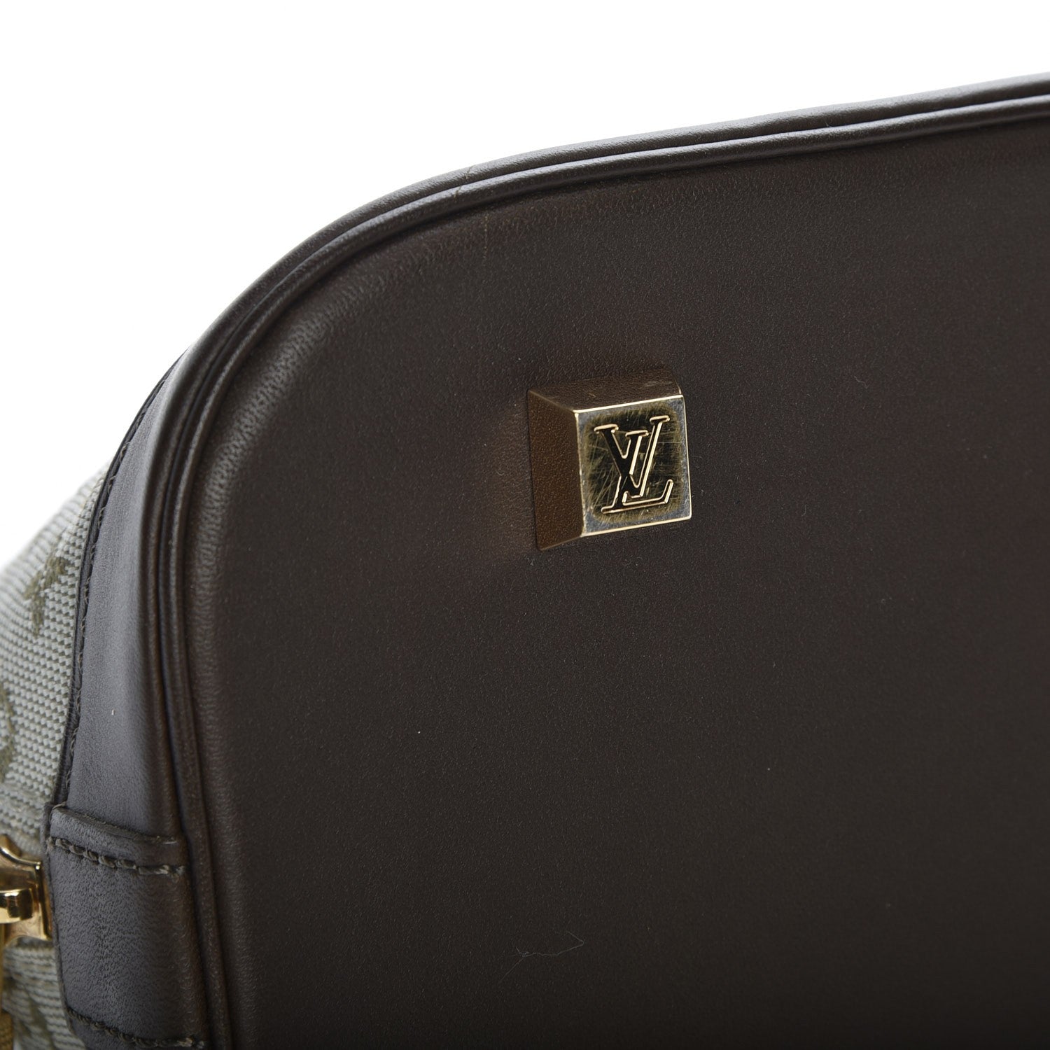 Louis Vuitton Mini Monogram Alma Long Kaki 8 of 11