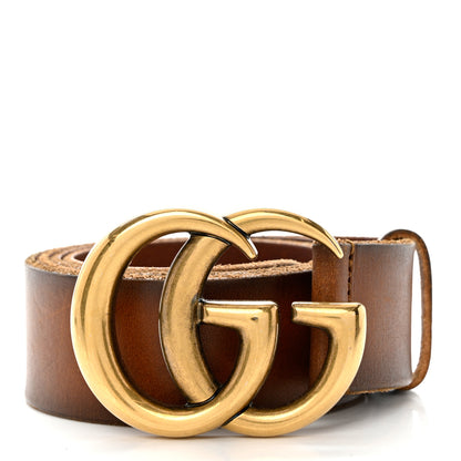 Gucci Faded Calfskin Double G 40mm Belt 95 38 Cuir 1 of 6