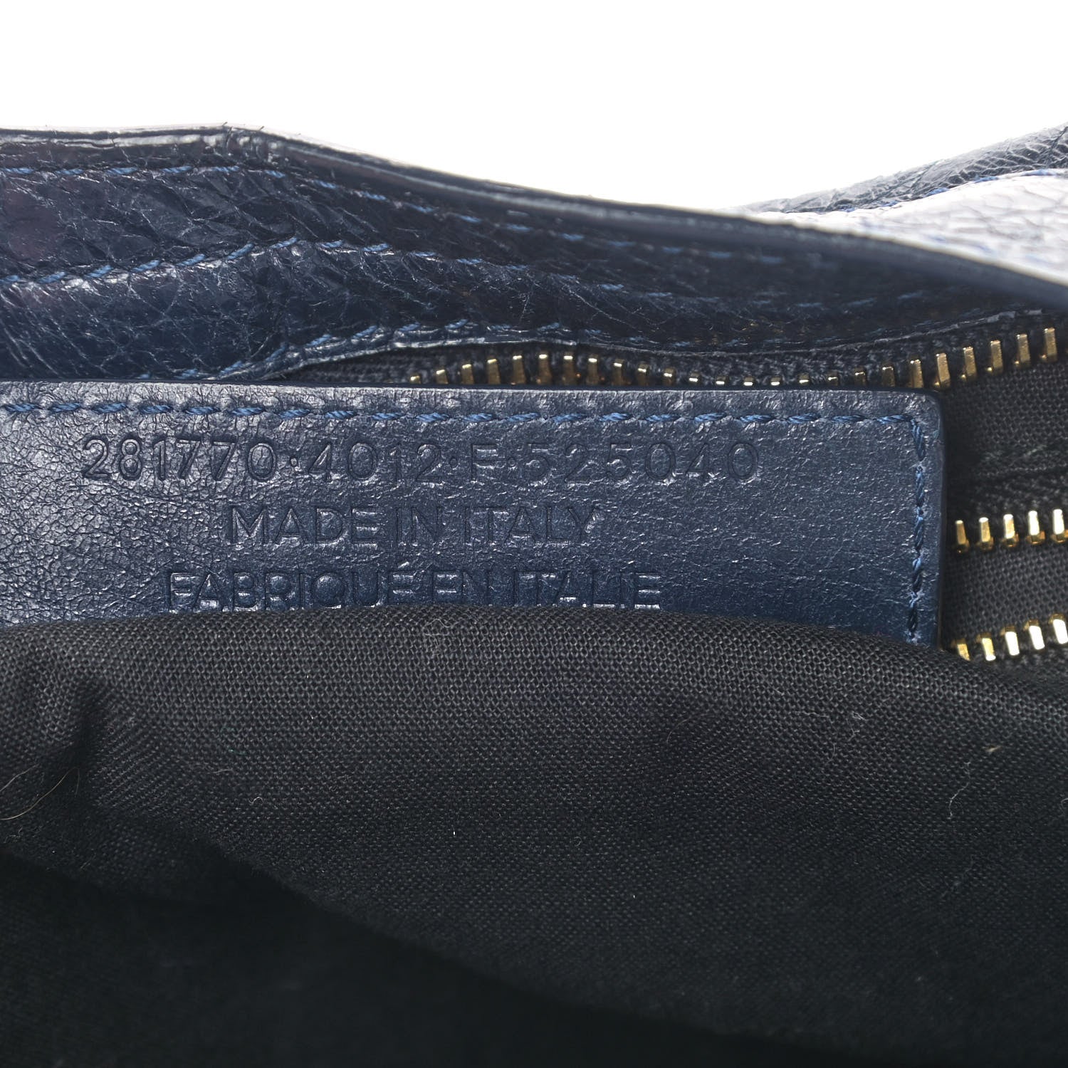 Balenciaga Agneau Giant 12 Gold Hardware City Bleu Obscur 11 of 12