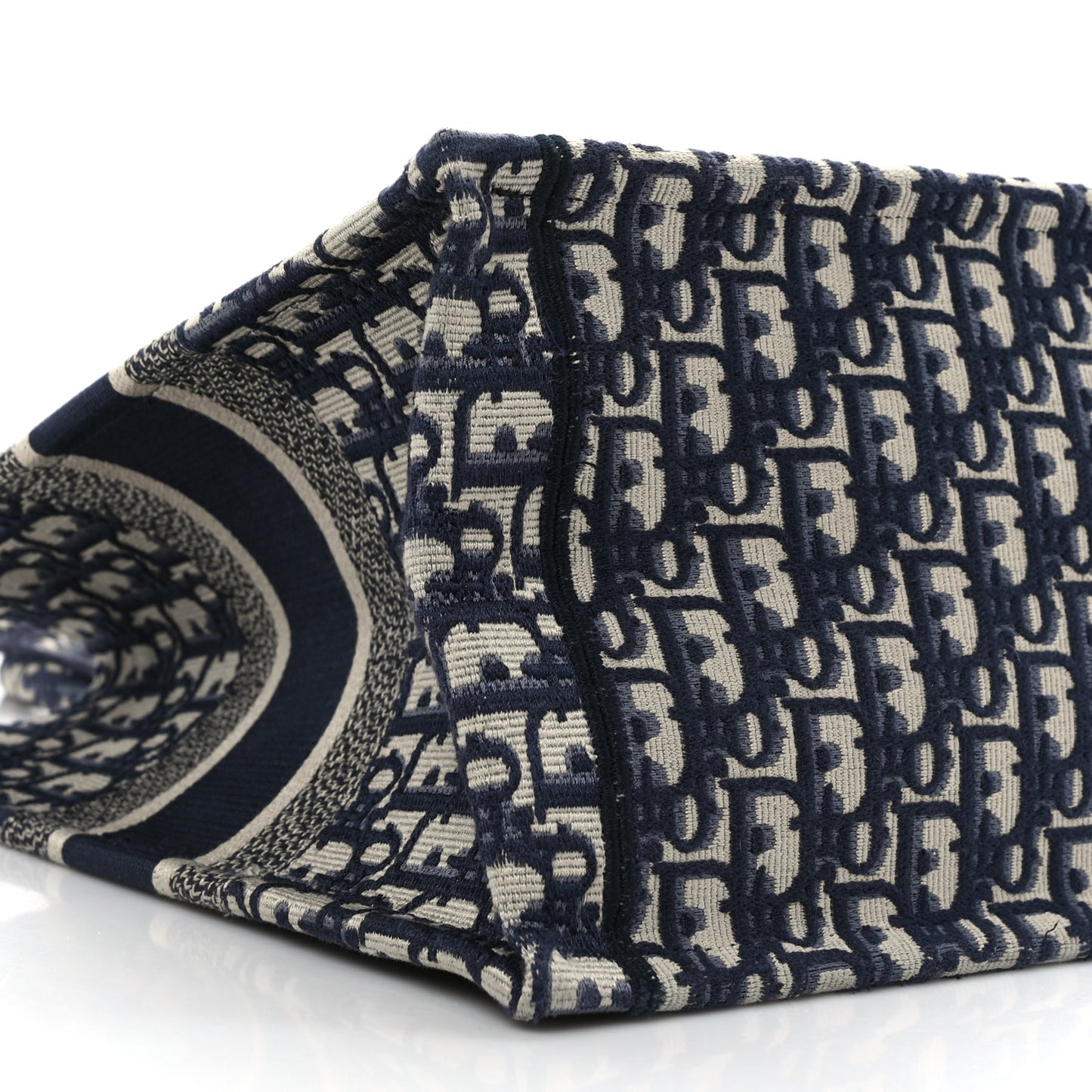 Oblique Medium Book Tote Blue Multicolor