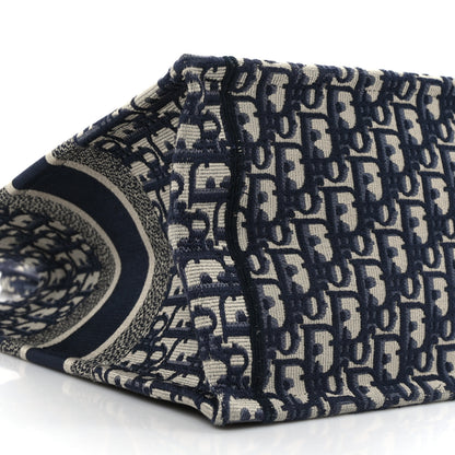 Christian Dior Oblique Medium Book Tote Blue Multicolor 7 of 8