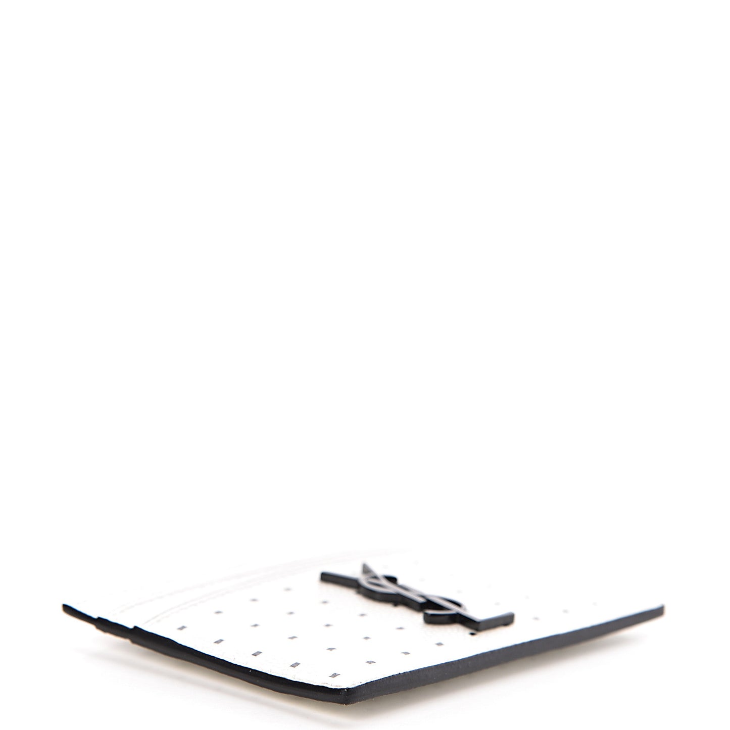 Grain De Poudre Geo Print Card Case White Black
