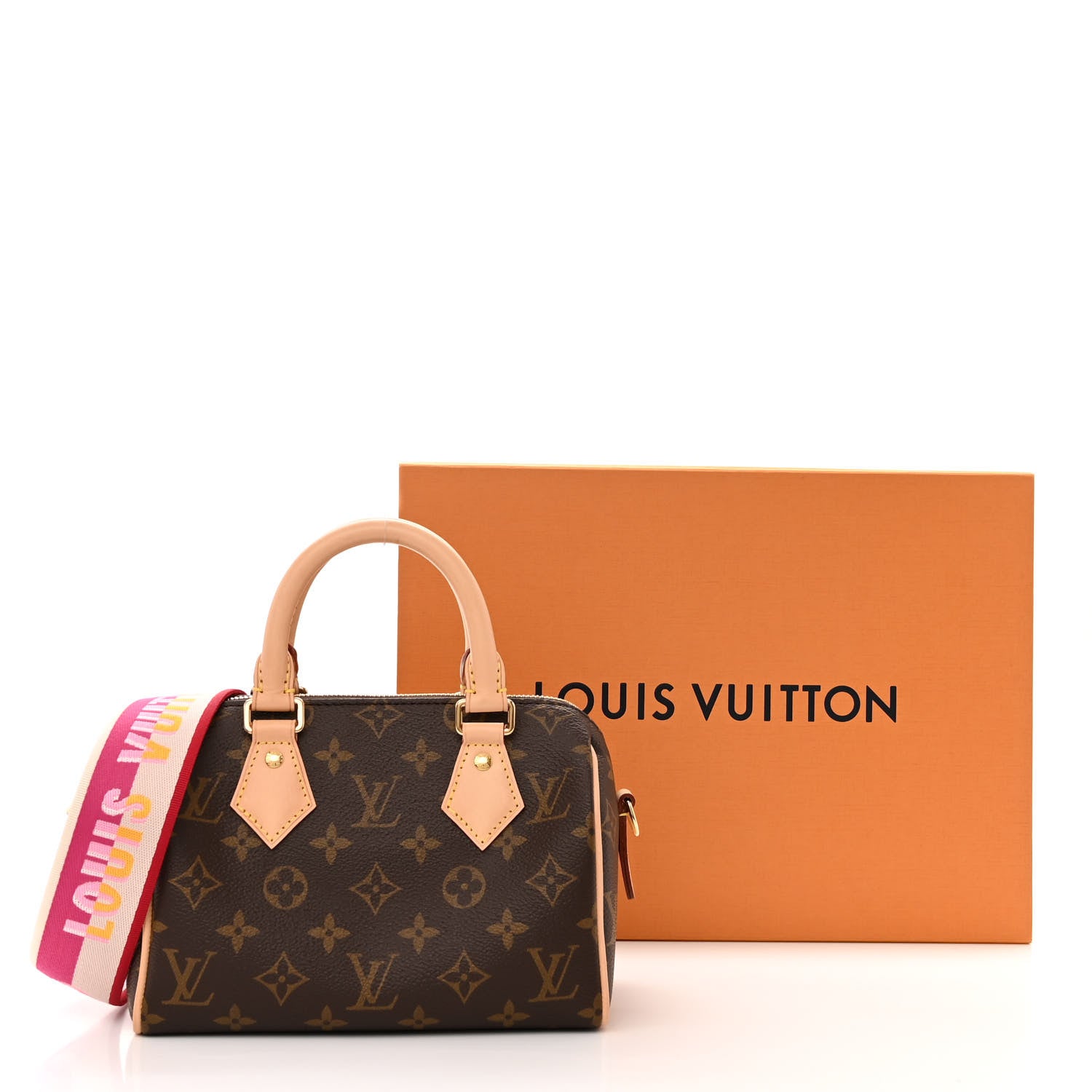 Louis Vuitton Monogram Speedy Bandouliere 20 Fuchsia 10 of 10