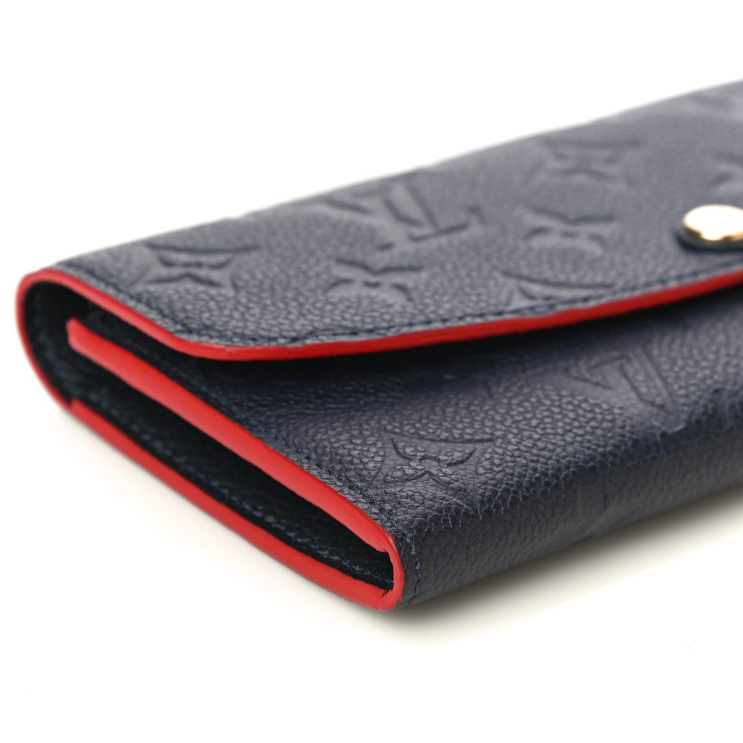Empreinte Emilie Wallet Marine Rouge