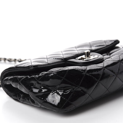 Chanel Patent Calfskin Quilted Mini Rectangular Flap Black 6 of 11