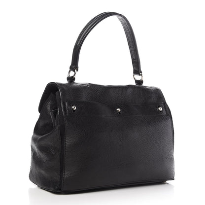 Saint Laurent Calfskin Canvas Medium Muse Two Black 3 of 10