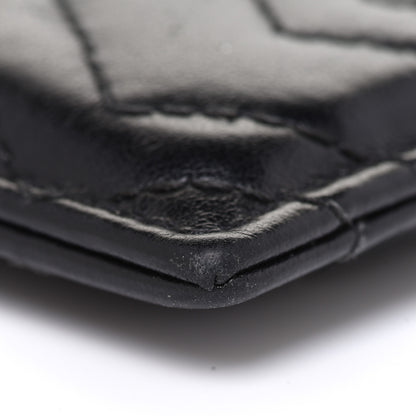 Gucci Calfskin Matelasse GG Marmont Card Holder Black 8 of 10