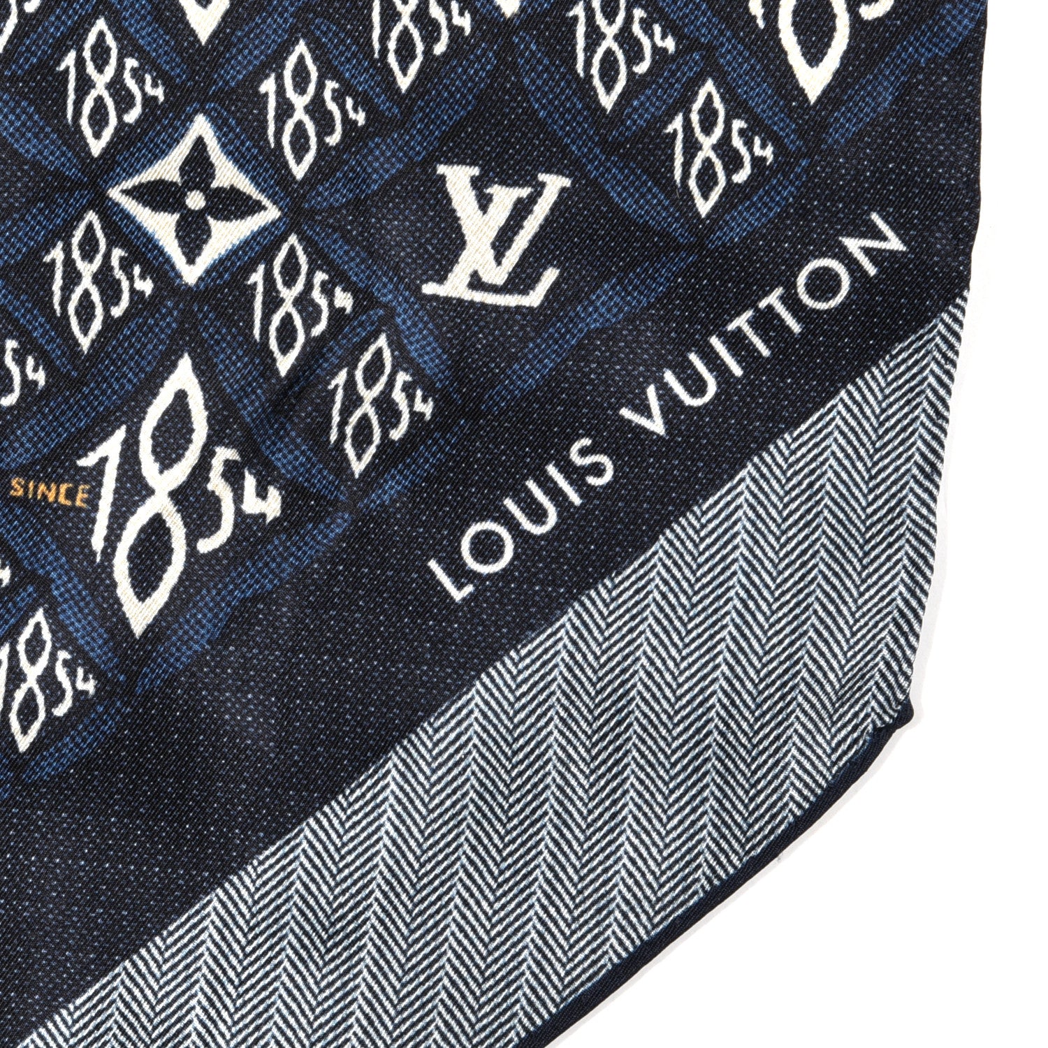 Louis Vuitton Silk Since 1854 LV Envy Bandeau Blue 5 of 6