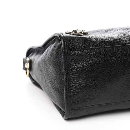 Balenciaga Chevre Gold Metallic Edge Hardware City Black 8 of 10