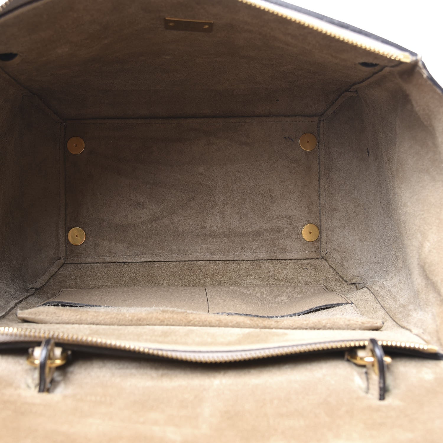 Celine Grained Calfskin Mini Belt Bag Dune 4 of 13