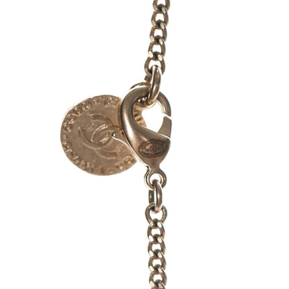 Chanel Pearl CC Pendant Necklace Gold 5 of 5