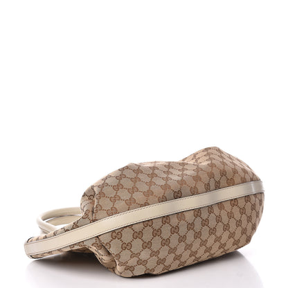 Gucci Monogram Medium Scarlett Studded Tote Off White 4 of 14