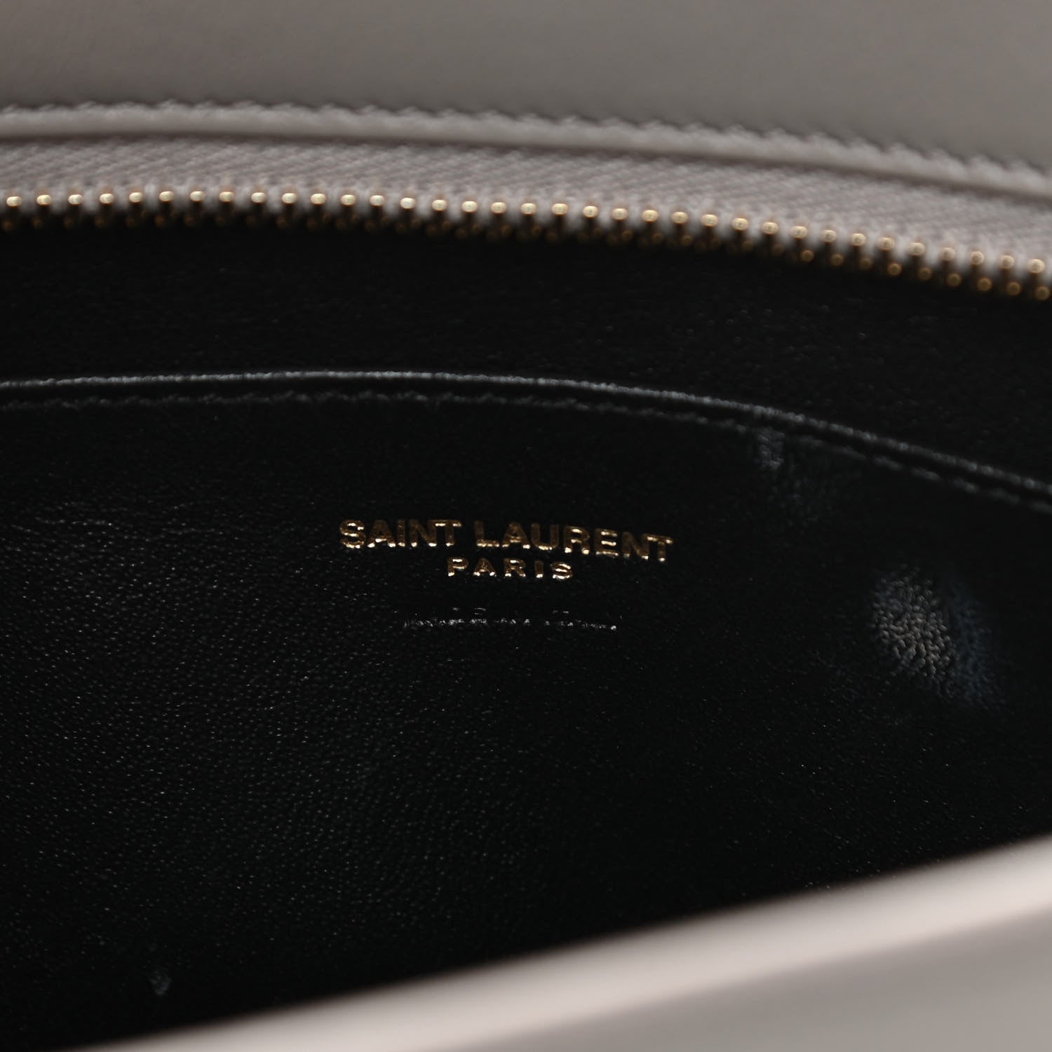 Saint Laurent Calfskin Monogram Baby Cabas Fog 5 of 13