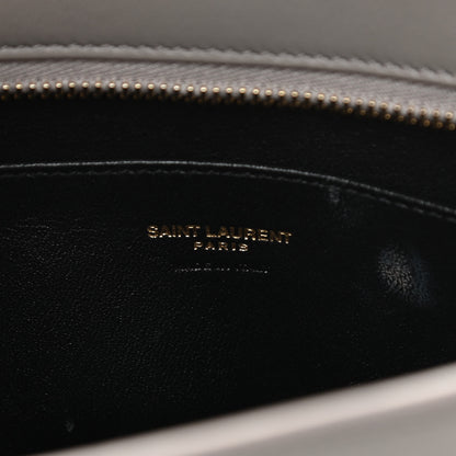 Saint Laurent Calfskin Monogram Baby Cabas Fog 5 of 13
