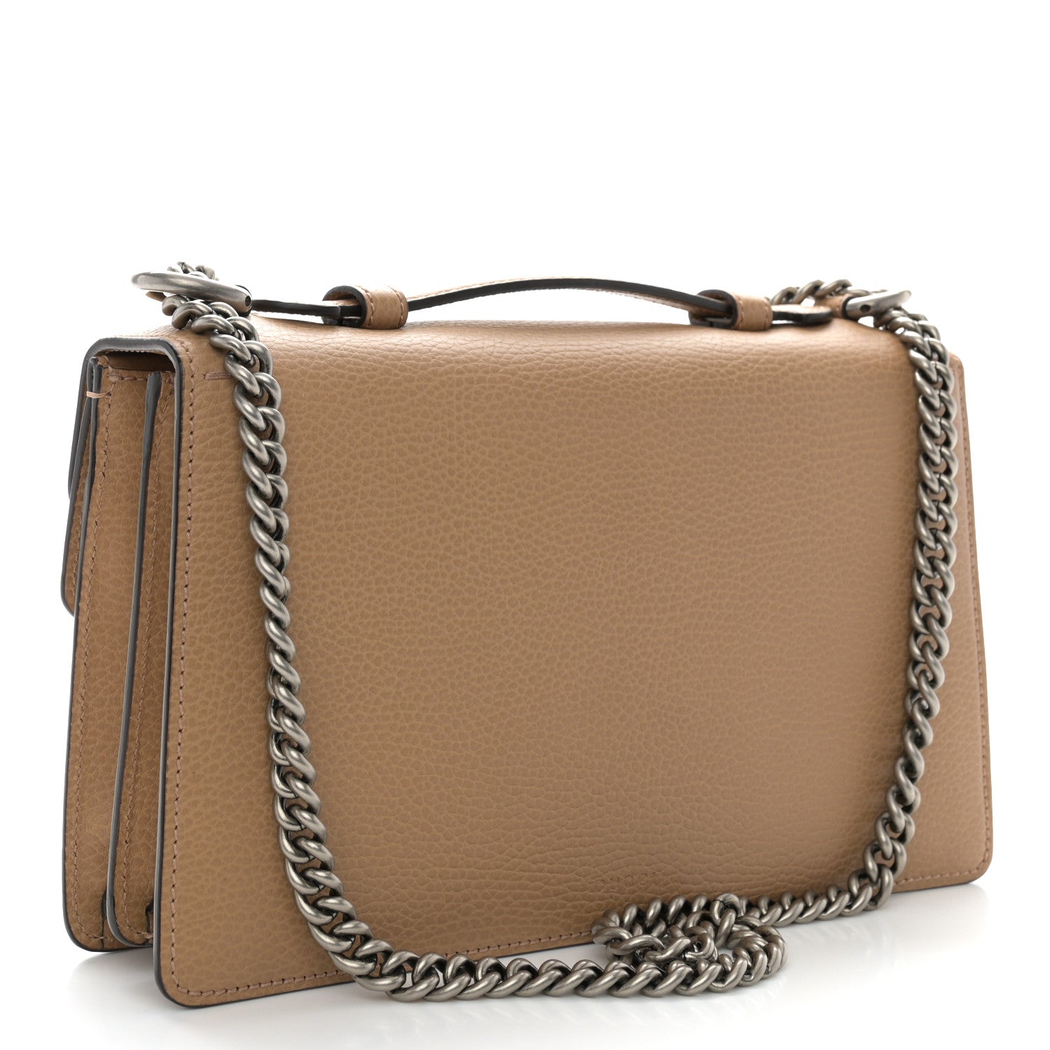 Gucci Dollar Calfskin Crystal Small Dionysus Shoulder Bag Natural Tan Black Diamond 3 of 14