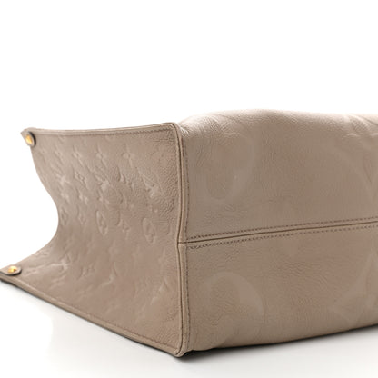 Louis Vuitton Empreinte Monogram Giant Onthego MM Tourterelle 8 of 12