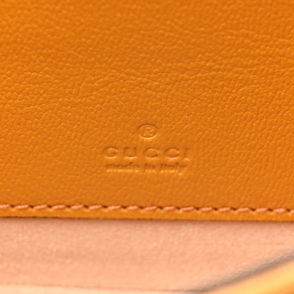 Gucci GG Supreme Monogram New Sakai Calfskin Mini Padlock Top Handle Shoulder Bag Beige Ebony Mystic White Sun Oil 6 of 18