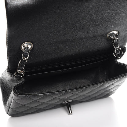 Chanel Iridescent Caviar Quilted Mini Rectangular Flap Black 5 of 8