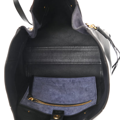 Chloe Smooth Calfskin Medium Milo Shopping Tote Black 5 of 11