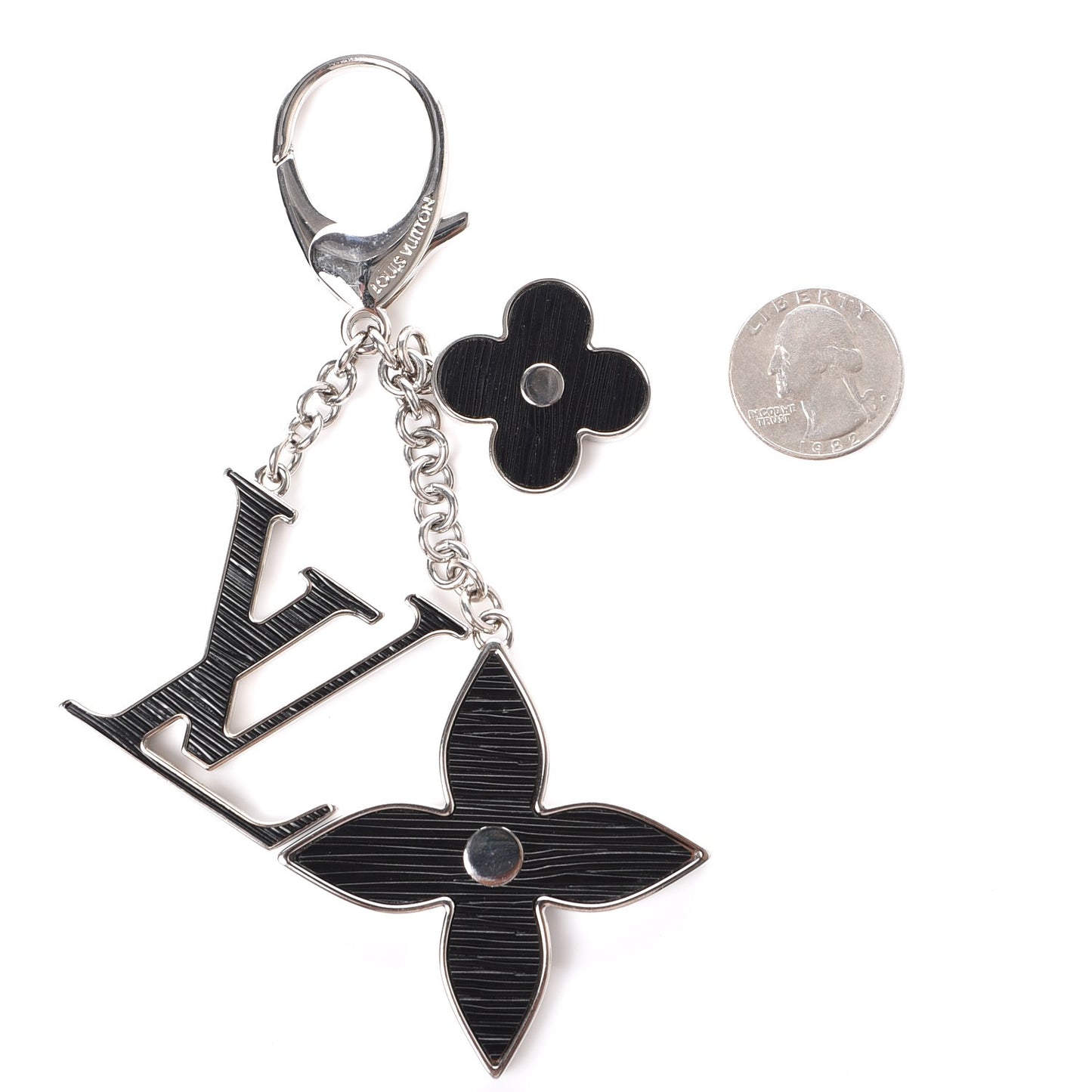 Fleur d'Epi Bag Charm Black
