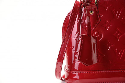 Louis Vuitton Vernis Alma BB Pomme D'Amour 14 of 15