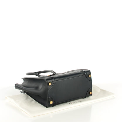 Celine Smooth Calfskin Micro Luggage Navy Blue 5 of 8