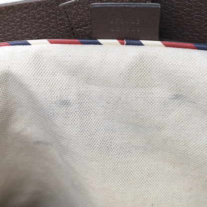 Gucci Soft GG Supreme Monogram Courrier Medium Crossbody Tote Beige New Acero 10 of 11