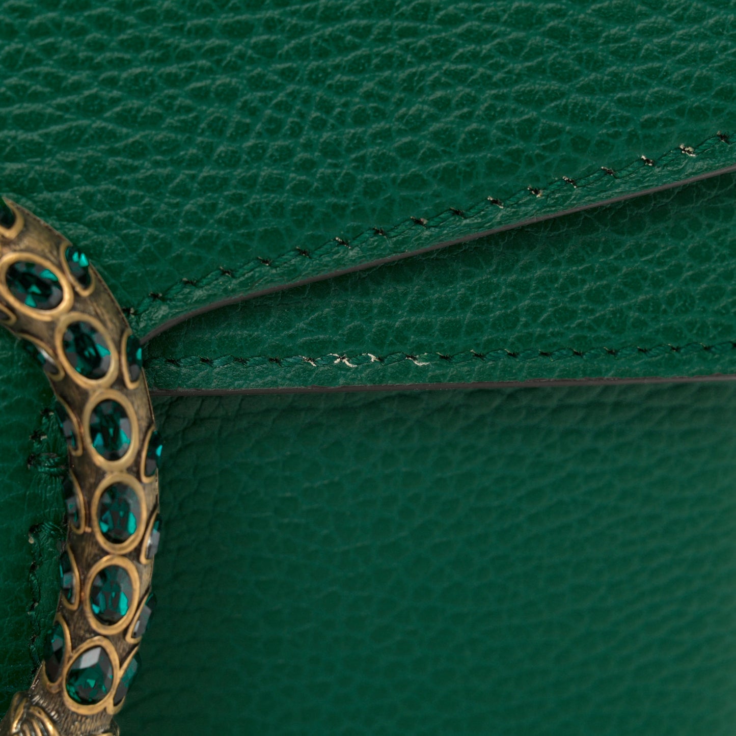 Calfskin Mini Dionysus Shoulder Bag Emerald
